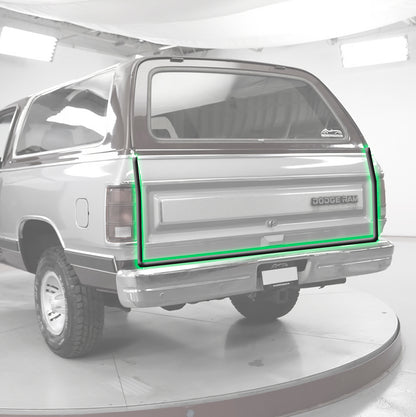 1974-80 DODGE RAMCHARGER PLYMOUTH TRAILDUSTER 2 DOOR SPORT UTILITY TAILGATE SEAL