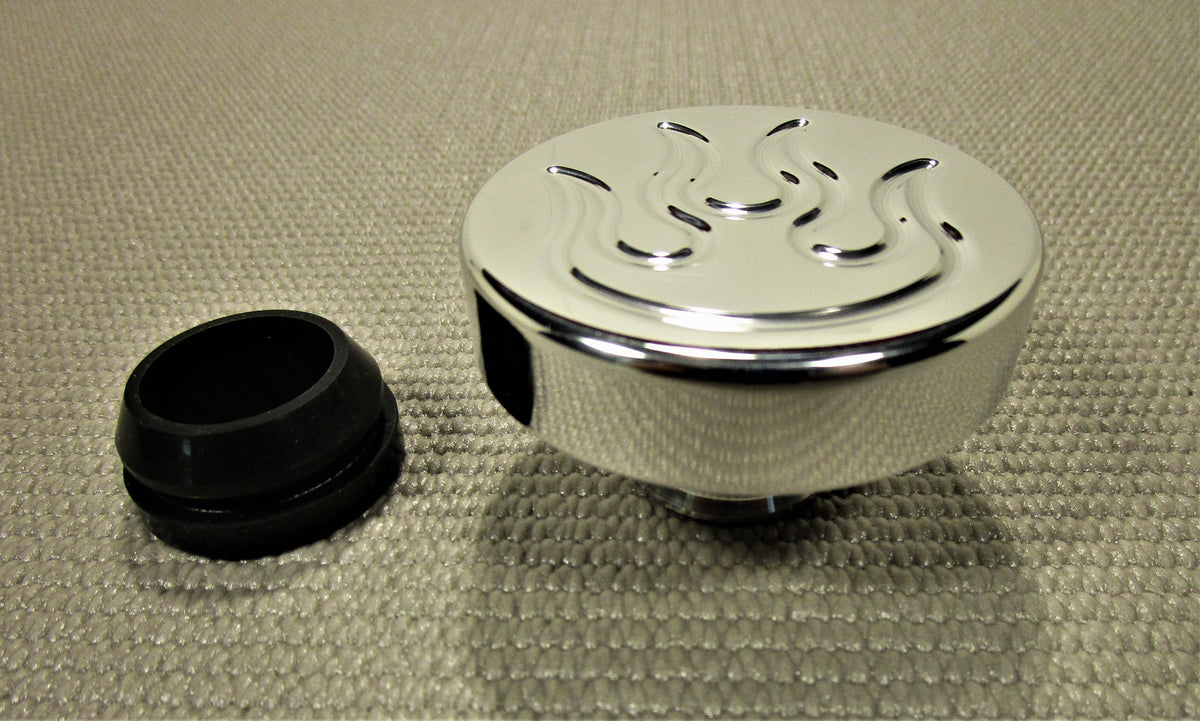 Pol Alu Oil Cap With Flames - R6050X