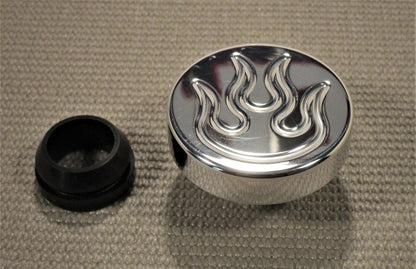 Pol Alu Oil Cap With Flames - R6050X