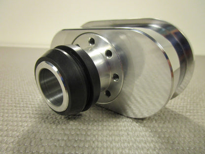 POLISHED BILLET ALUMINUM OVAL VALVE COVER ENGINE BREATHER WITH RAISED FLAMES