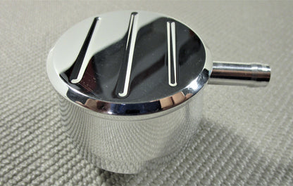 CHEVROLET FORD HI-SHINE POLISHED BILLET ALUMINUM BALL MILLED PCV BREATHER VALVE
