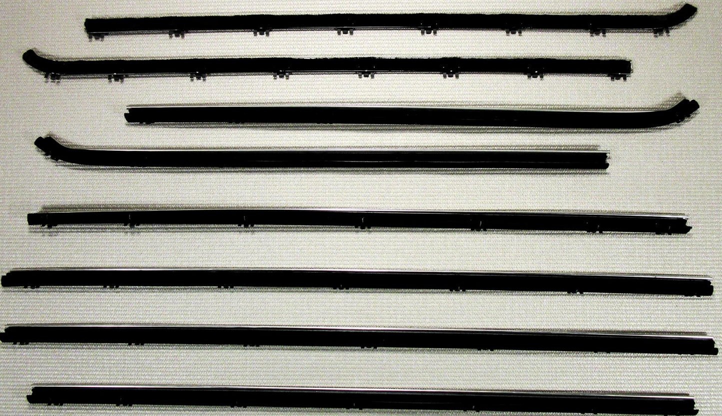 1970-1972 DODGE DART 2DR HARDTOP WINDOW FELT FUZZIES RUBBER SEAL KIT N STOCK USA
