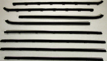 1970-1972 DODGE DART 2DR HARDTOP WINDOW FELT FUZZIES RUBBER SEAL KIT N STOCK USA