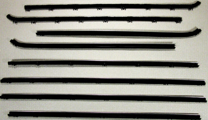 1970-1972 DODGE DART 2DR HARDTOP WINDOW FELT FUZZIES RUBBER SEAL KIT N STOCK USA