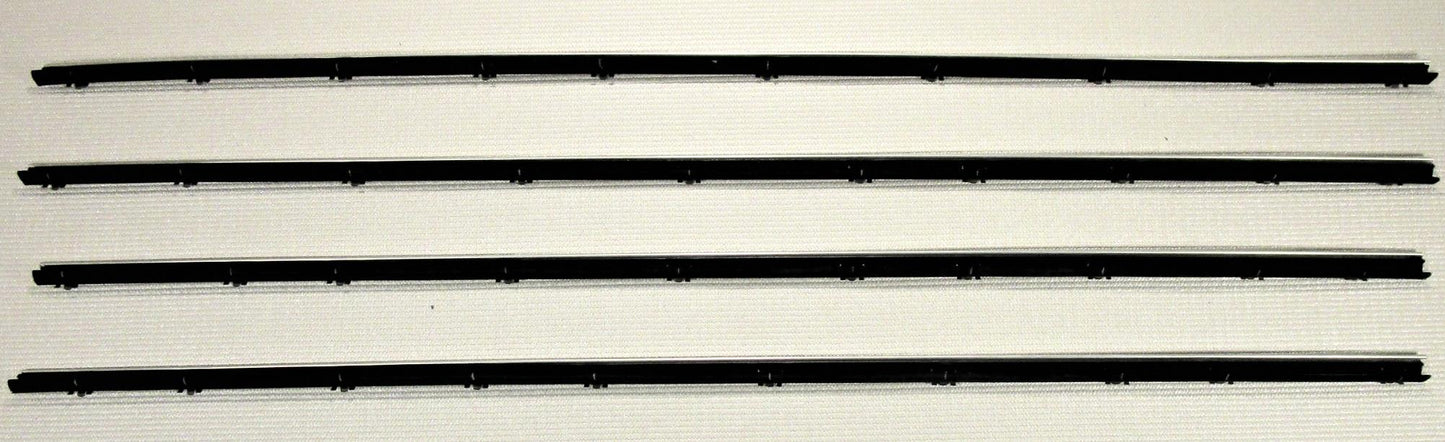 1970 1971 1972 PLYMOUTH DUSTER DEMON WINDOW FELT FUZZYS ORIGINAL REPLACEMENT SET