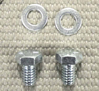 SMALL BLOCK SBC CHEVROLET CHEVY INTAKE CHROME EGR BLOCK OFF PLATE SET