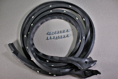 1970-1974 Dodge Challenger Plymouth Cuda Barracuda Rubber Door Seal Set W/ Clips