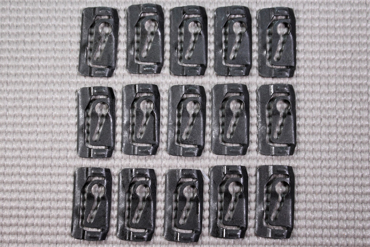 1967 CHEVROLET IMPALA FULL SIZE B-BODY WINDSHIELD TRIM MOLDING 15PC CLIP SET