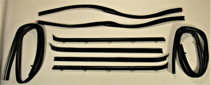1973-1980 CHEVROLET GMC PICKUP TRUCK DOOR WINDOW FELT AND RUN CHANNEL SEAL SET