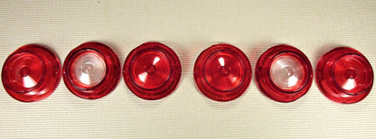 1963 CHEVROLET IMPALA REAR TAIL LAMP AND BACK-UP LIGHT LENS COMPLETE SET