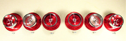 1963 CHEVROLET IMPALA HI-SHINE CHROME REAR TRIM BEZEL AND TAIL LIGHT LENS SET