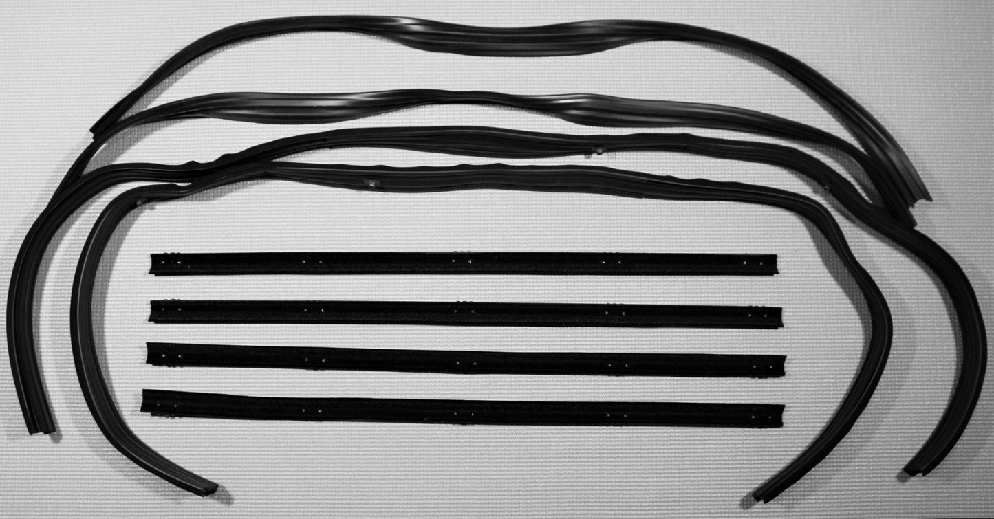 1972 - 1979 DODGE PICKUP RAMCHARGER DOOR WINDOW FELT RUN CHANNEL REPLACEMENT SET