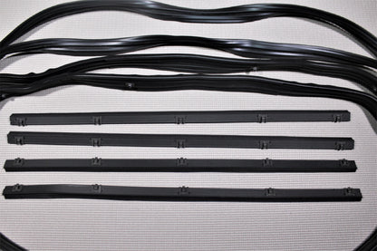1972 - 1979 DODGE PICKUP RAMCHARGER DOOR WINDOW FELT RUN CHANNEL REPLACEMENT SET