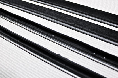 1973-1976 DODGE DART SWINGER OUTER WINDOW FELT RUBBER 4PC REPLACEMENT SET