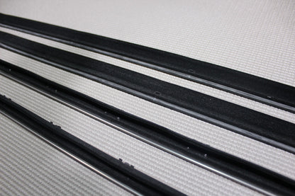 1973-1976 DODGE DART SWINGER OUTER WINDOW FELT RUBBER 4PC REPLACEMENT SET