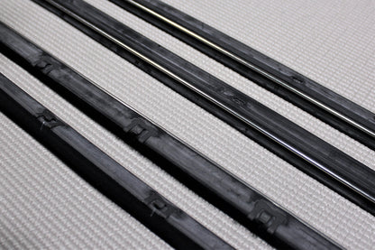 1973-1976 DODGE DART SWINGER OUTER WINDOW FELT RUBBER 4PC REPLACEMENT SET