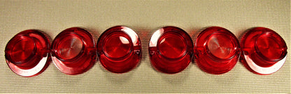 1964 CHEVROLET IMPALA TAIL & BACKUP LIGHT LAMP LENSES COMPLETE SET OF 6 NEW