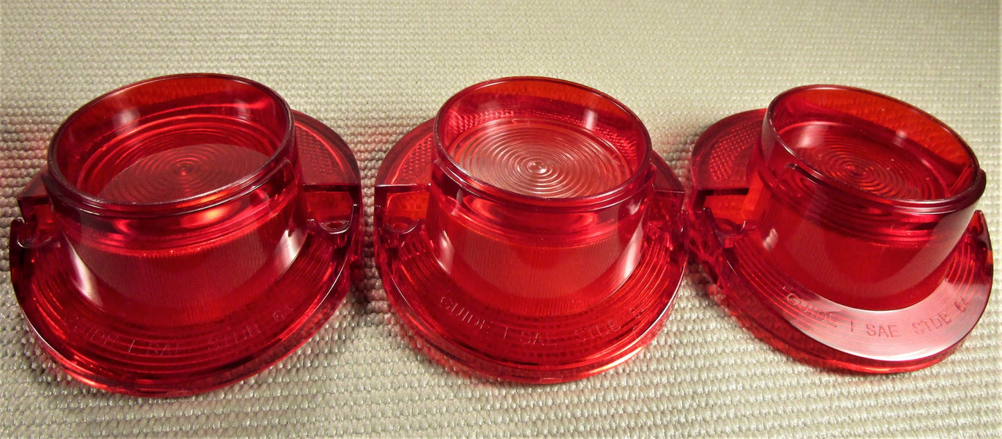 1964 CHEVROLET IMPALA TAIL & BACKUP LIGHT LAMP LENSES COMPLETE SET OF 6 NEW