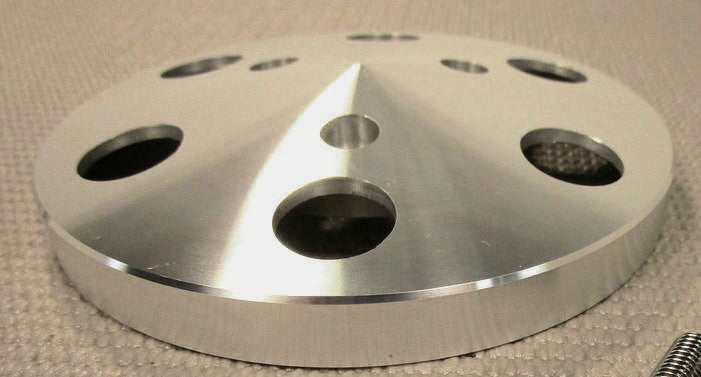 SANDEN 508 SD5 STYLE A/C COMPRESSOR POLISHED BILLET ALUMINUM CLUTCH COVER