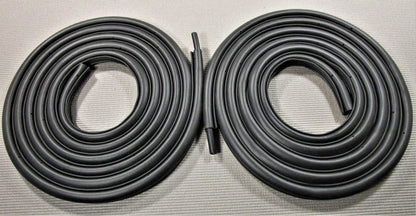 1960-1966 CHEVROLET PICKUP TRUCK (NO-GLUE) DOOR RUBBER SEAL SET- GOOD ONES