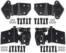 1964-65 Mustang; Upper and Lower Door Hinge Kit; with Hardware