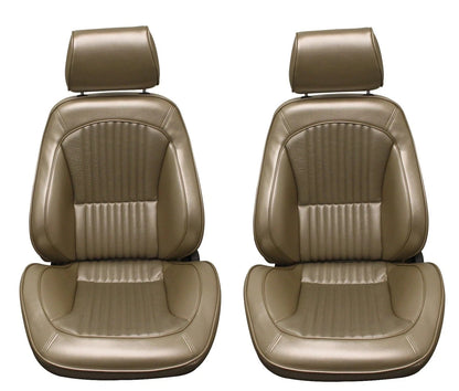 1968 Mustang Standard Touring II Assembled Bucket Seats - Any Color