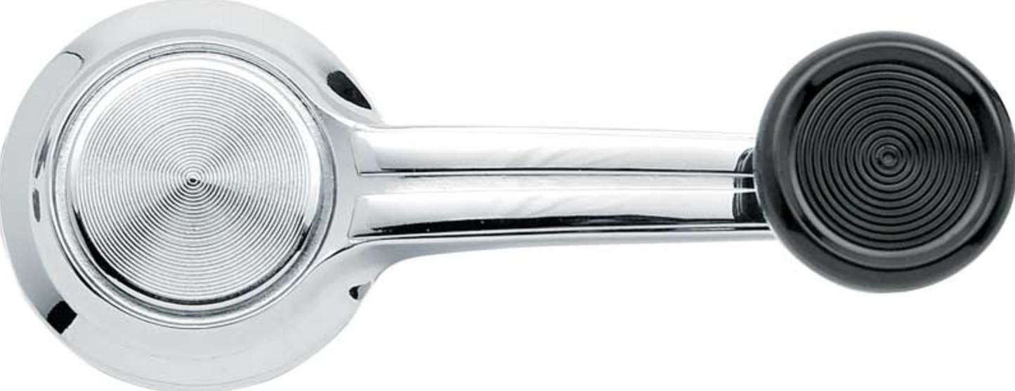 1967 Chevrolet and GMC Car and Truck Window Crank Handle; with Black Knob; Each