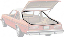 1976-92 Buick Chevrolet Oldsmobile Pontiac; Trunk & Hatchback Weatherstrip Seal