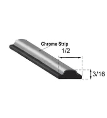 1977 - 1979 WINDSHIELD CHROME GLASS LOCK STRIP FORD F100 F150 F250 F350 BRONCO