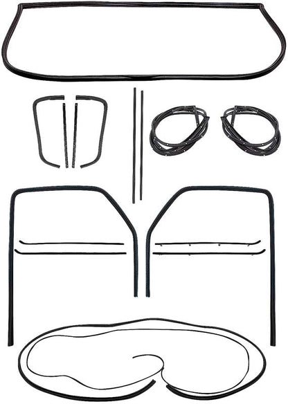 1955 - 59 CHEVROLET GMC TRUCK - 2 DOOR STANDARD CAB PICKUP WEATHERSTRIP 2ND GEN